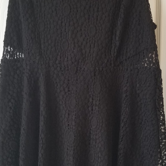 Xhilaration Black Lace overlay Dress Size XXL - Picture 4 of 5